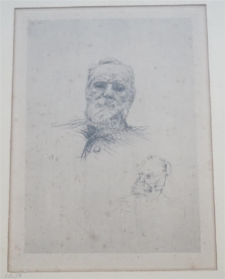 AUGUSTE RODIN (1824-1917) DRYPOINT ETCHING (1 of 8)