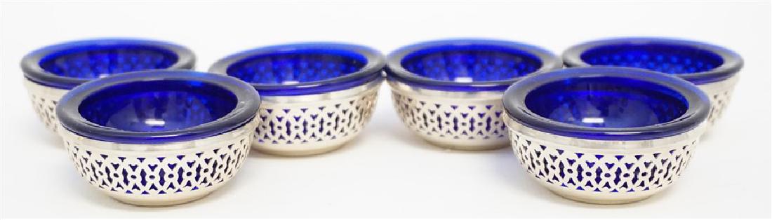 6 WEBSTER STERLING SILVER COBALT SALTS (1 of 5)