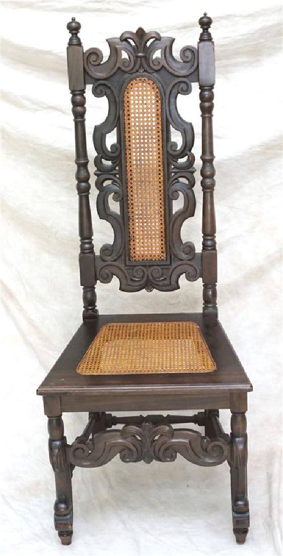 ENGLISH JACOBEAN SIDE CHAIR (1 of 6)