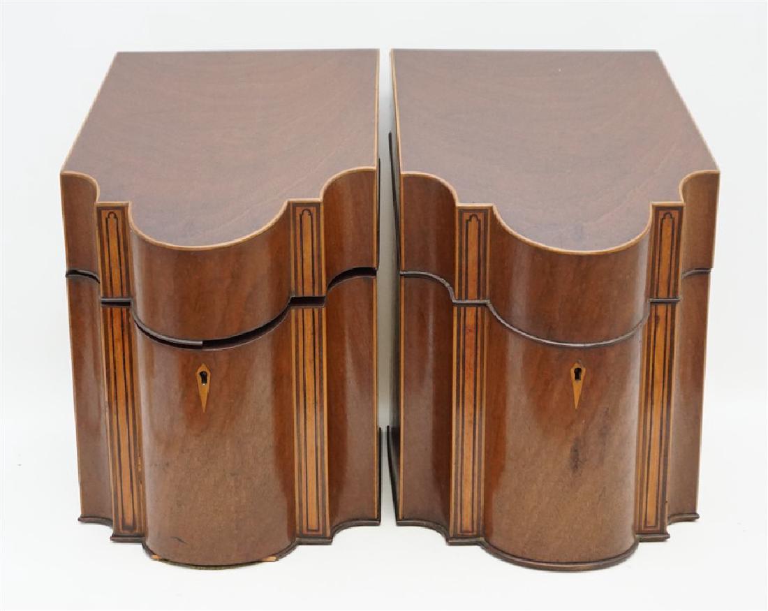 MATCHED PAIR GEORGIAN KNIFE BOXES (1 of 10)