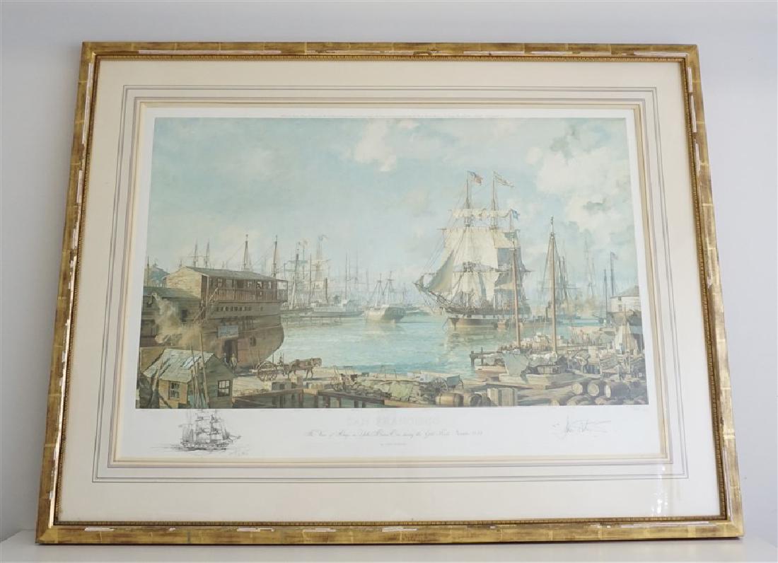 LARGE JOHN STOBART SAN FRANCISCO LITHO (1 of 8)