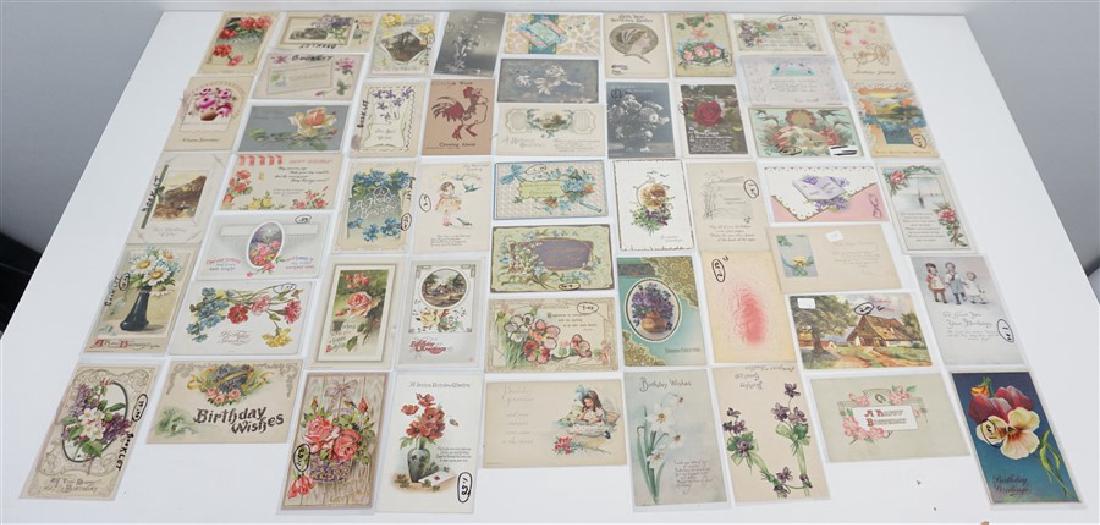 175 VICTORIAN BIRTHDAY POSTCARDS (1 of 8)