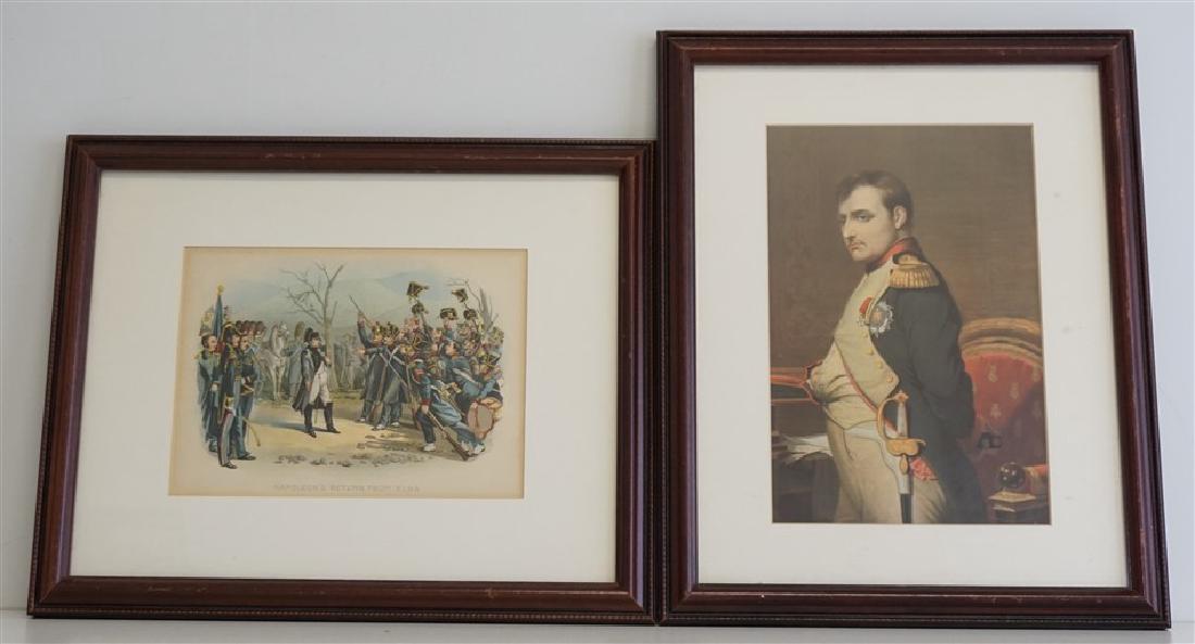 2 FRAMED NAPOLEON ENGRAVINGS (1 of 5)