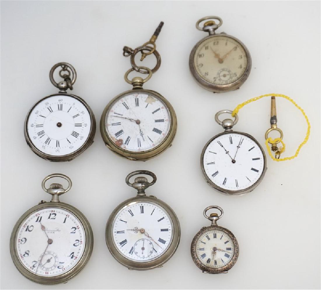 7 ANTIQUE SWISS POCKETWATCHES (1 of 4)