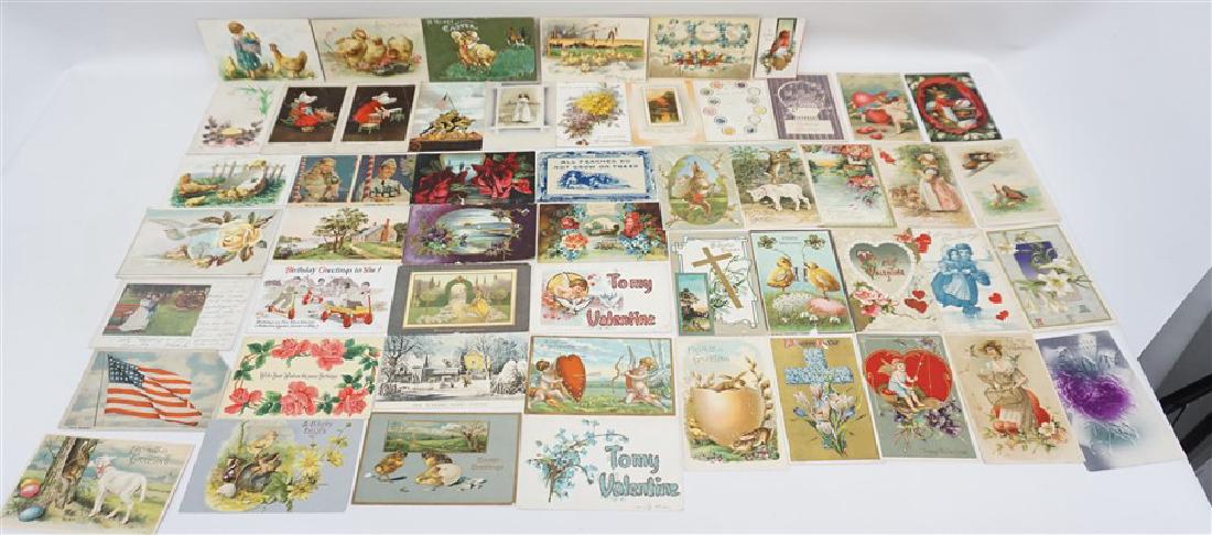 50 VICTORIAN / EDWARDIAN POSTCARDS EASTER+ (1 of 6)