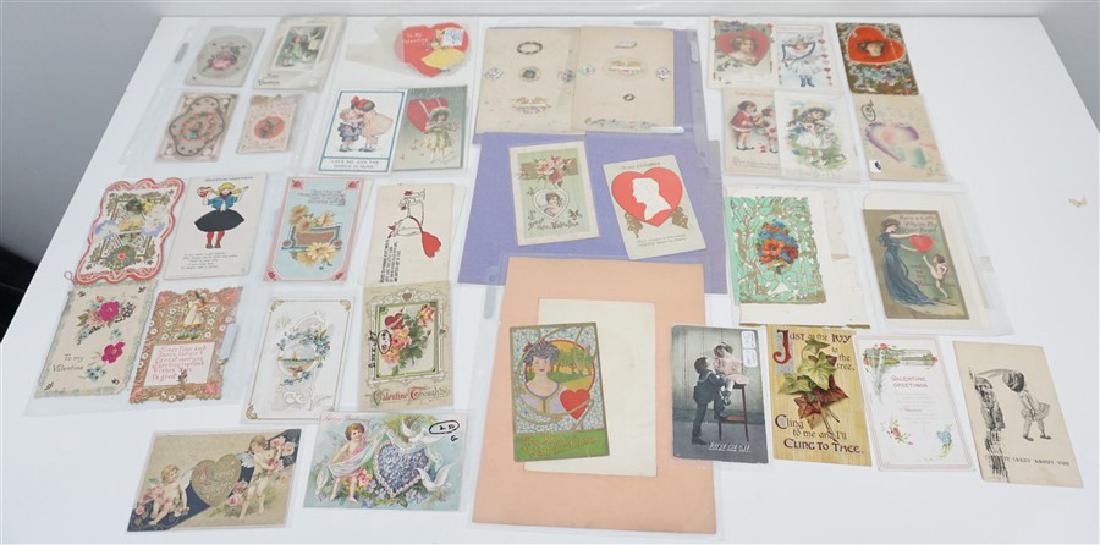 53 VICTORIAN VALENTINES & POSTCARDS (1 of 5)