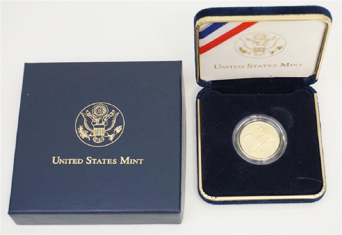 $5 US MINT GOLD 2008 BALD EAGLE COMMEMORATIVE COIN (1 of 5)