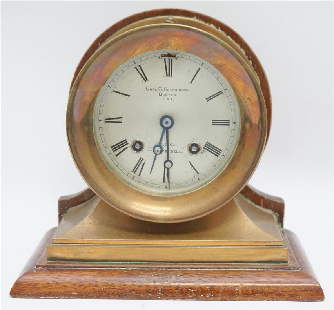 CHELSEA CLOCK CO BOSTON SHIPS BELL CLOCK (1 of 7)