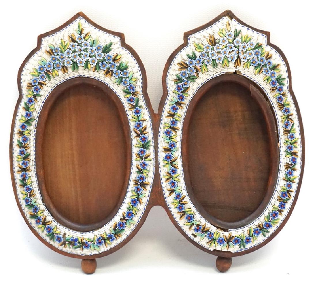 ITALIAN MICRO-MOSAIC DOUBLE PICTURE FRAME (1 of 6)
