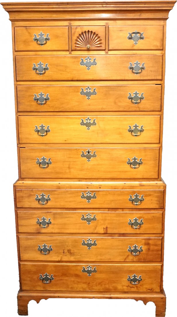 CHIPPENDALE CHEST ON CHEST - BOSTON (1 of 10)