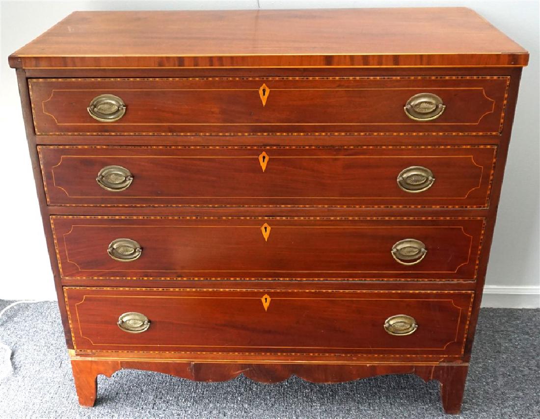AMERICAN FEDERAL INLAID CHEST (1 of 9)