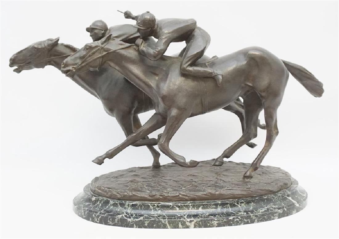 LARGE 1930s ANDRE BECQUEREL BRONZE (1 of 11)