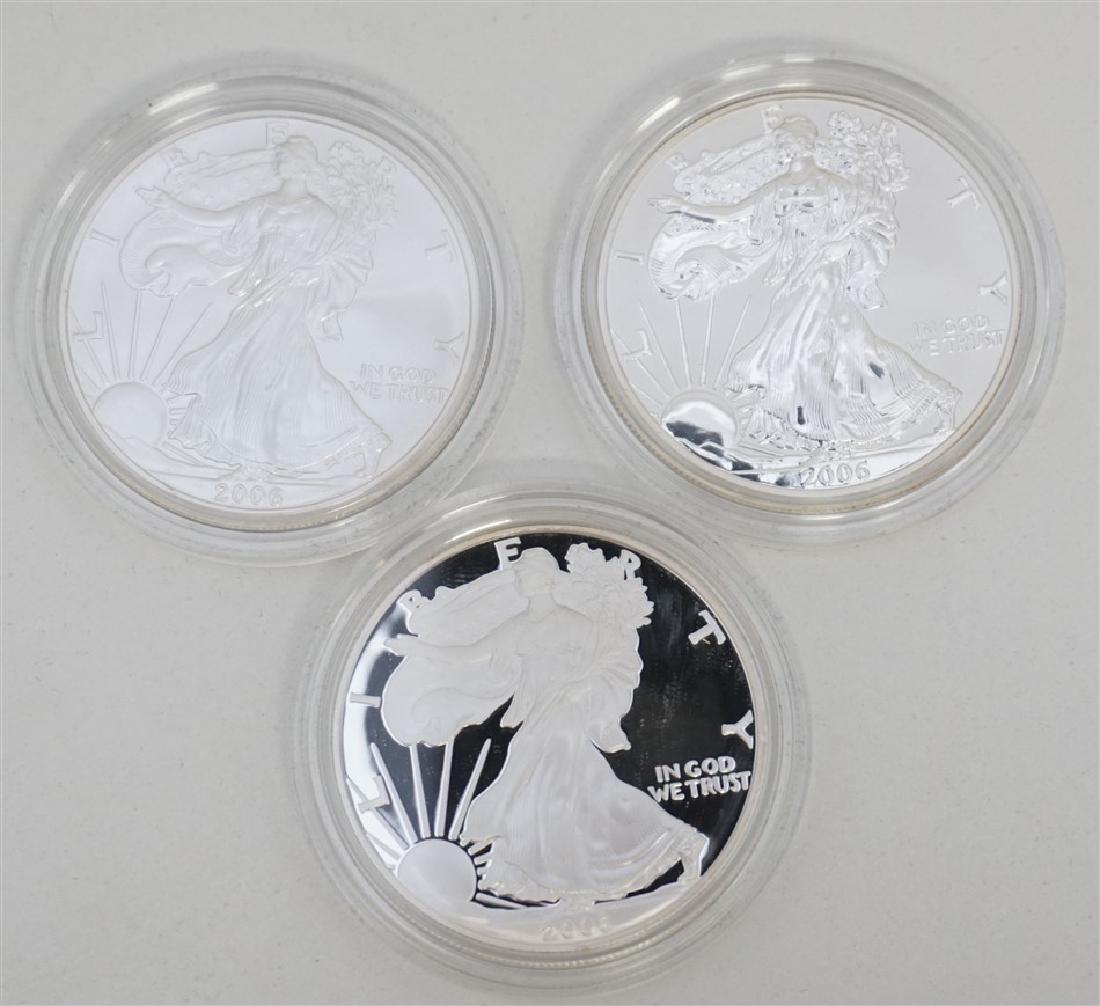 AMERICAN EAGLE 20TH ANNIVERSARY SILVER COIN SET (1 of 4)