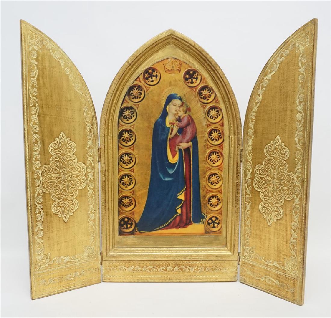 ITALIAN FLORENTINE MADONNA ICON (1 of 8)