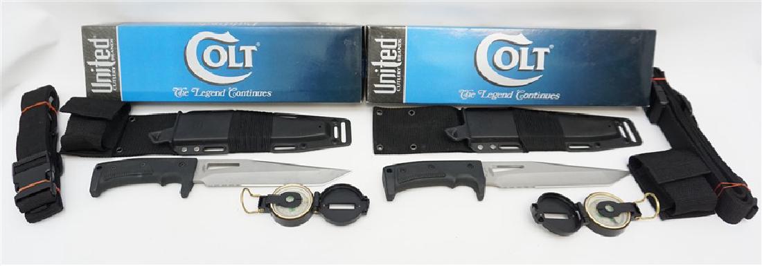 2PC UNITED COLT PATHFINDER KNIVES (1 of 6)