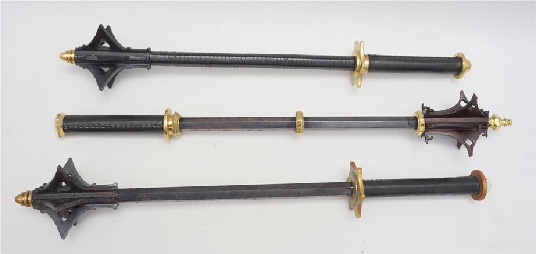 3PC GERMAN GOTHIC IRON MACE (1 of 7)