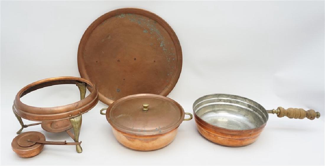 COPPER WARMER & TRAY (1 of 8)