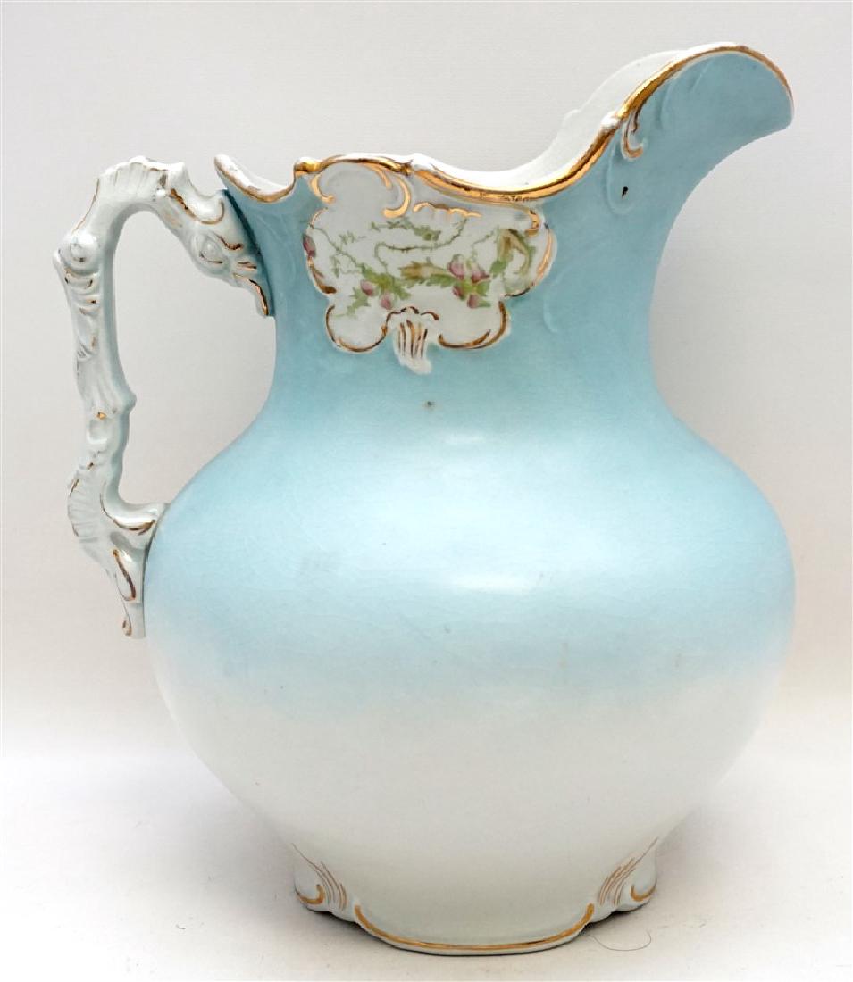 LARGE ETRURIA MELLOR 19TH C PITCHER (1 of 9)