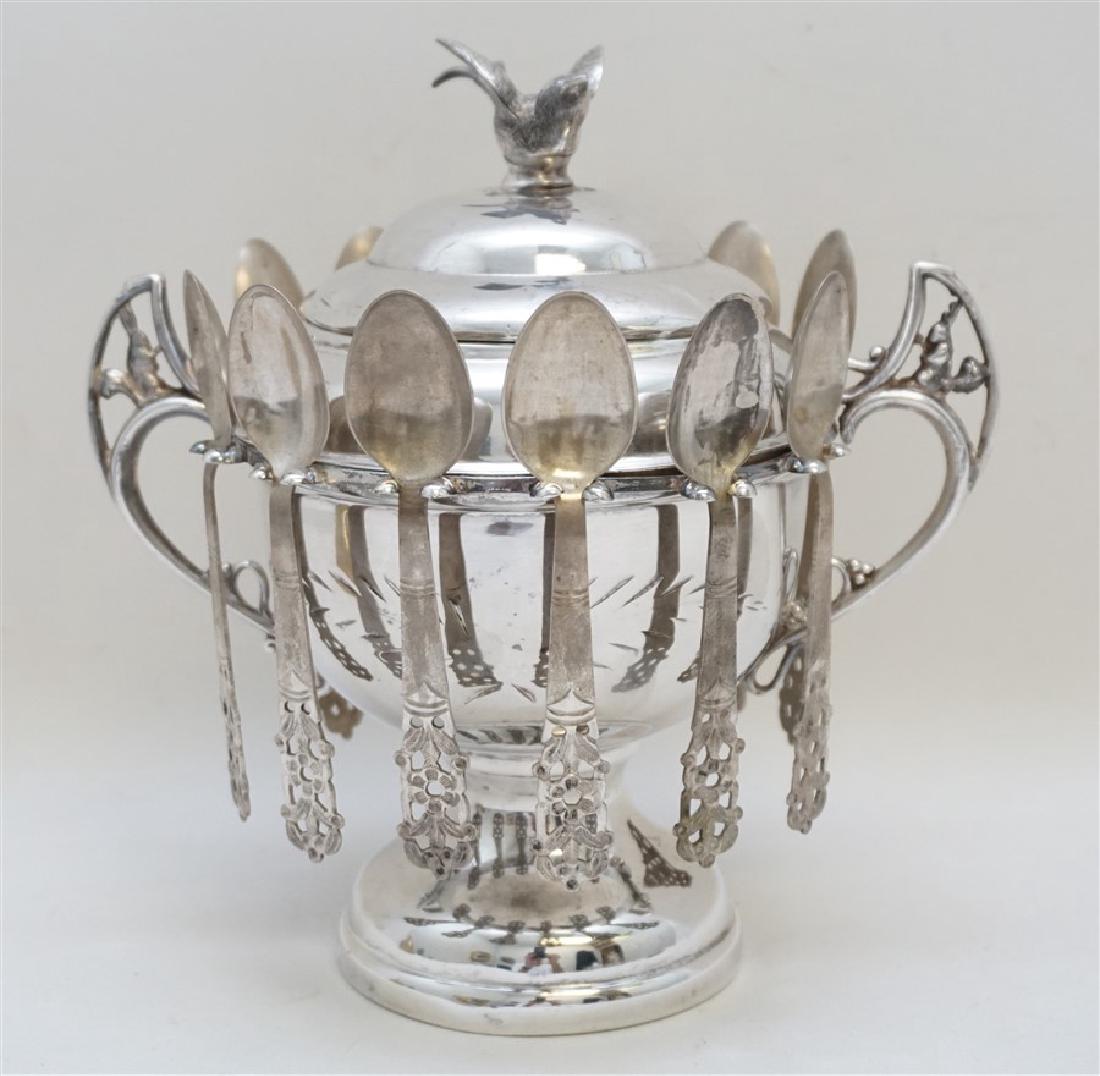 VICTORIAN SPOONER BIRD & SQUIRRELS (1 of 12)