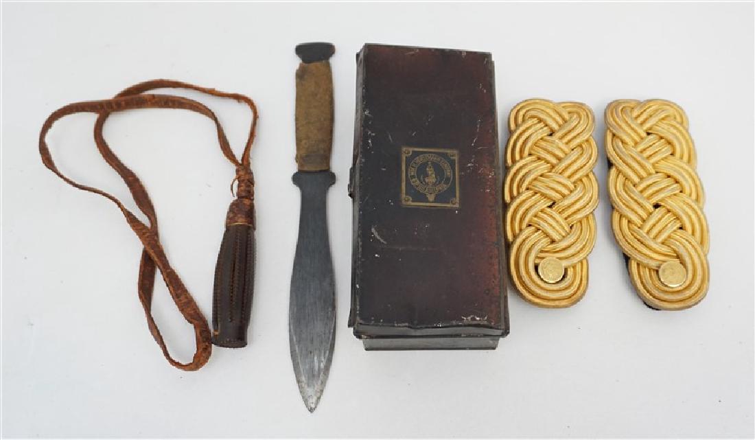 3 Pc KNIFE - OFFICER EPAULETTES - SABER KNOT (1 of 8)