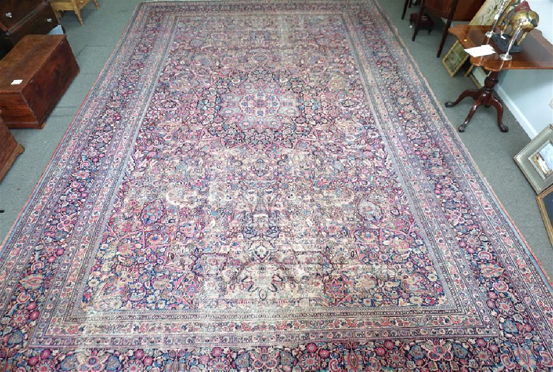 ANTIQUE ISFAHAN 20FT PALATIAL PERSIAN RUG (1 of 12)
