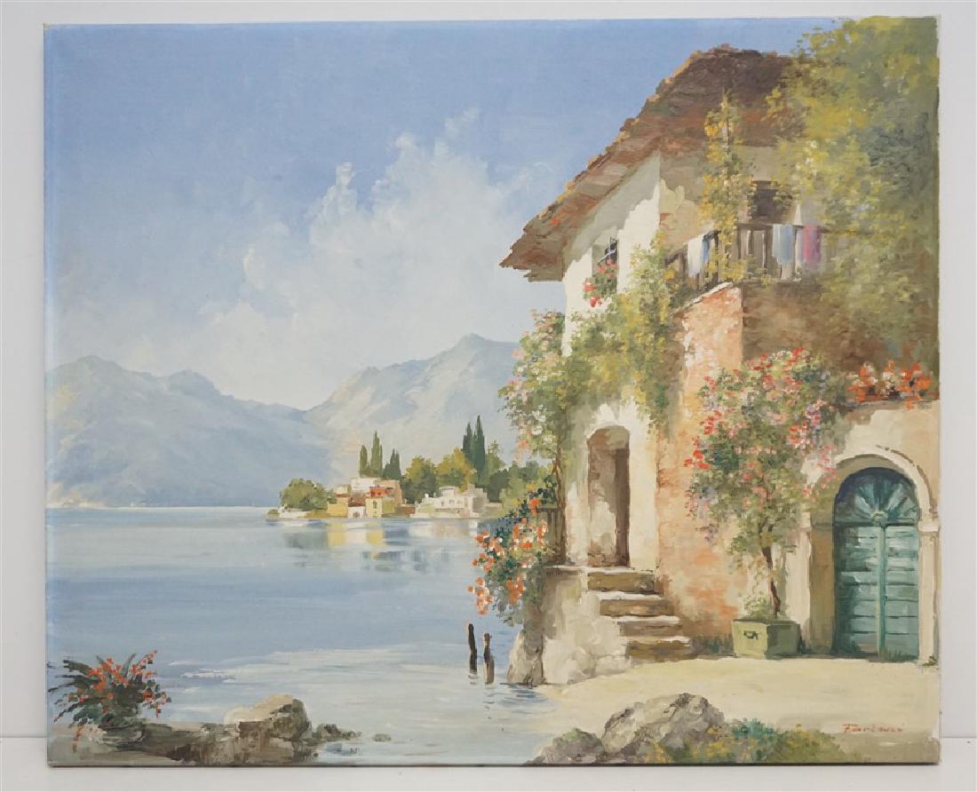 FARLANI OIL ON CANVAS LAKE COMO (1 of 8)