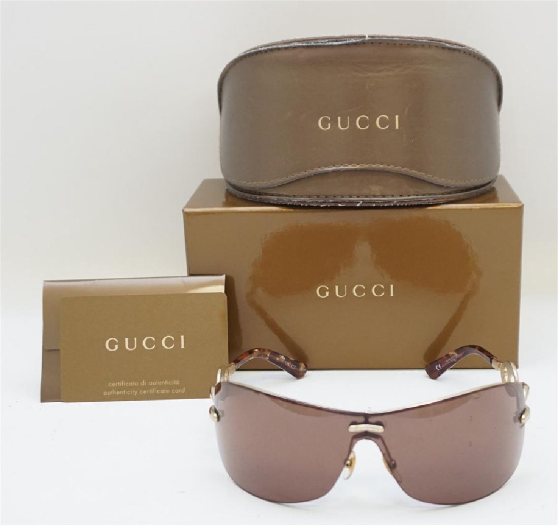 GUCCI SHIELD WRAP MARINA CHAIN SUNGLASSES GG 2772/S (1 of 9)