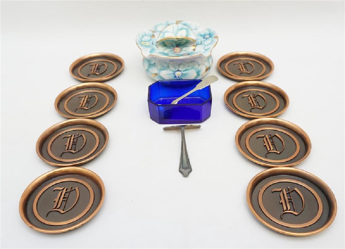 LOT COPPER COASTERS-OCC JAPAN- COBALT SALT (1 of 9)