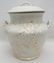 ANTIQUE SEMI VITREOUS LARGE CHAMBER POT SLOP JAR - 7