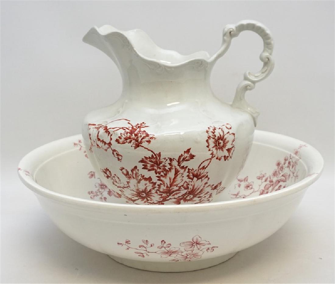 LARGE ENGLISH IRONSTONE WASH SET (1 of 9)