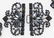 6 PC ENGLISH VICTORIAN JET JEWELRY - 4
