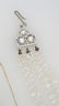 4 PC ENGLISH CRYSTAL JEWELRY 14K GOLD CHAIN - 4