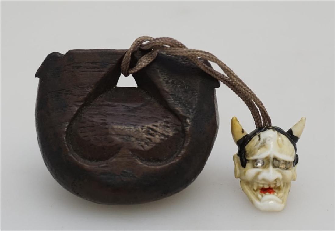 JAPANESE SAGEMONO NETSUKE MOKUGYO (1 of 6)