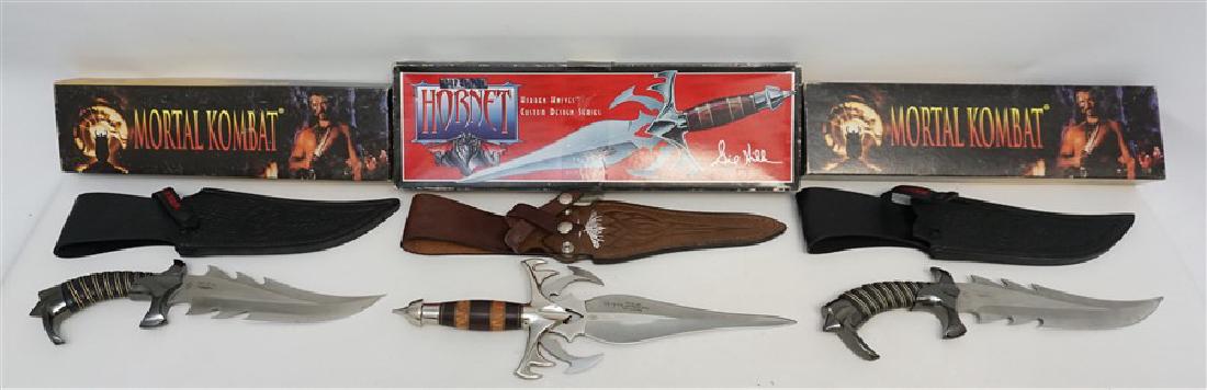 3pc Gil Hibben Mortal Kombat & United Daggers