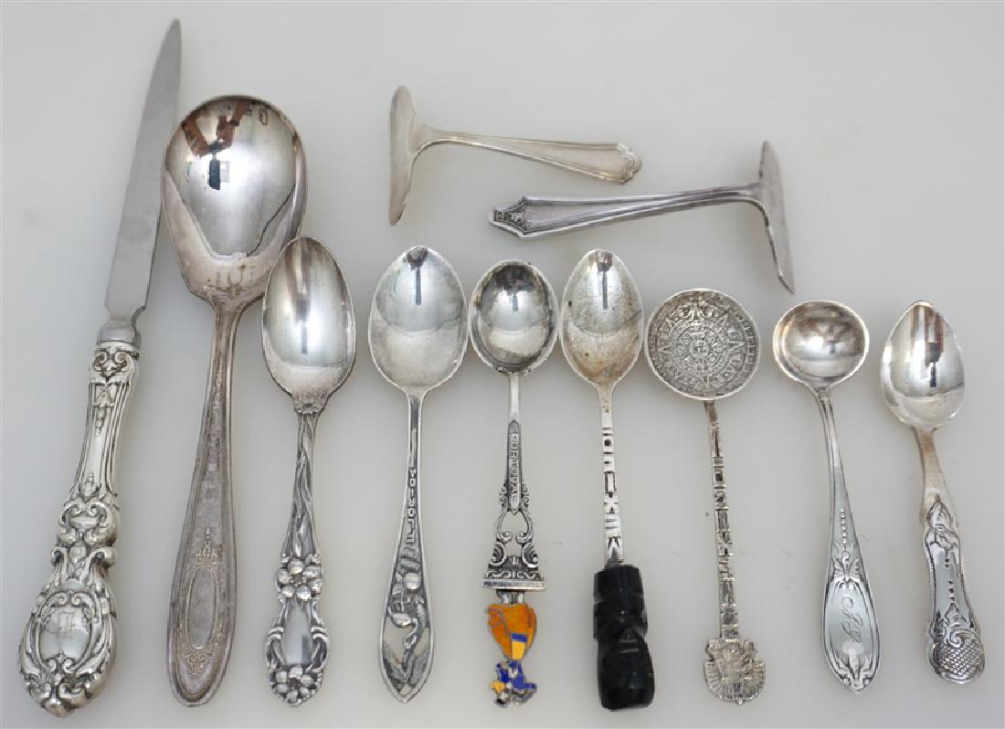 11 pc VINTAGE STERLING & SILVER PLATE (1 of 7)