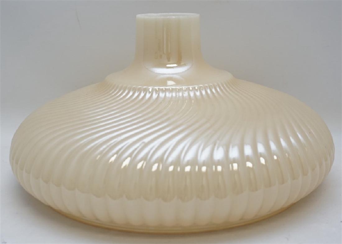 LARGE ANTIQUE IRIDESCENT LAMP SHADE (1 of 8)