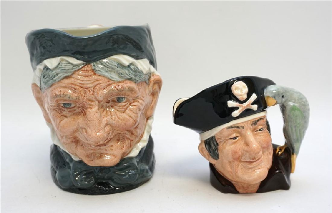 2 ROYAL DOULTON JUGS GRANNY & LONG JOHN SILVER (1 of 7)