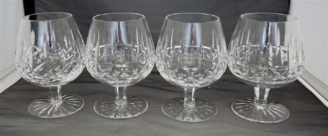 4PC WATERFORD CRYSTAL SNIFTERS (1 of 7)