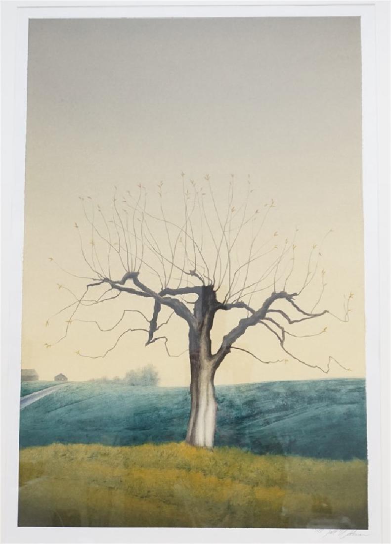 MARK WORKMAN (b.1960) AUTUMN CATALPA ORIGINAL MONOTYPE (1 of 10)