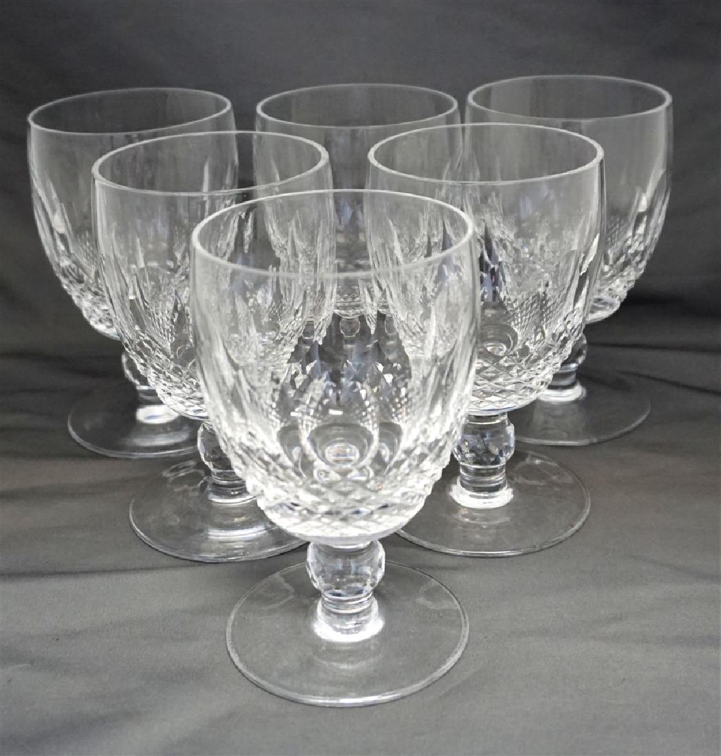 6 WATERFORD CRYSTAL COLLEEN WATER GOBLETS (1 of 8)