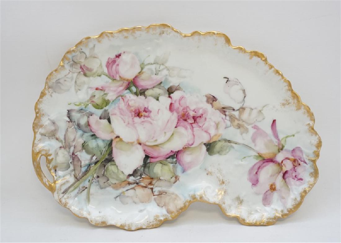 LIMOGES HAND PAINTED PORCELAIN DRESSER TRAY (1 of 8)