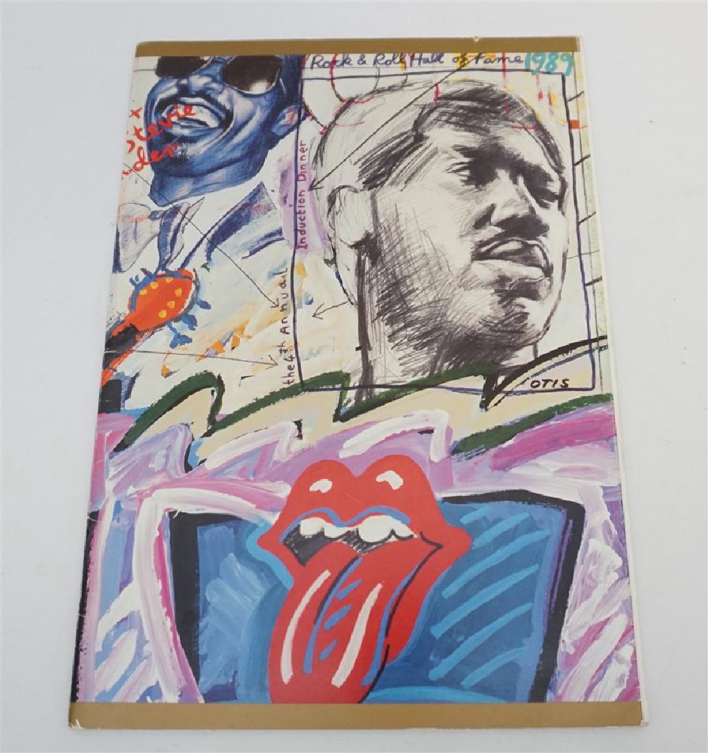 ROLLING STONES 1989 ROCK & ROLL HALL OF FAME PROGRAM (1 of 3)