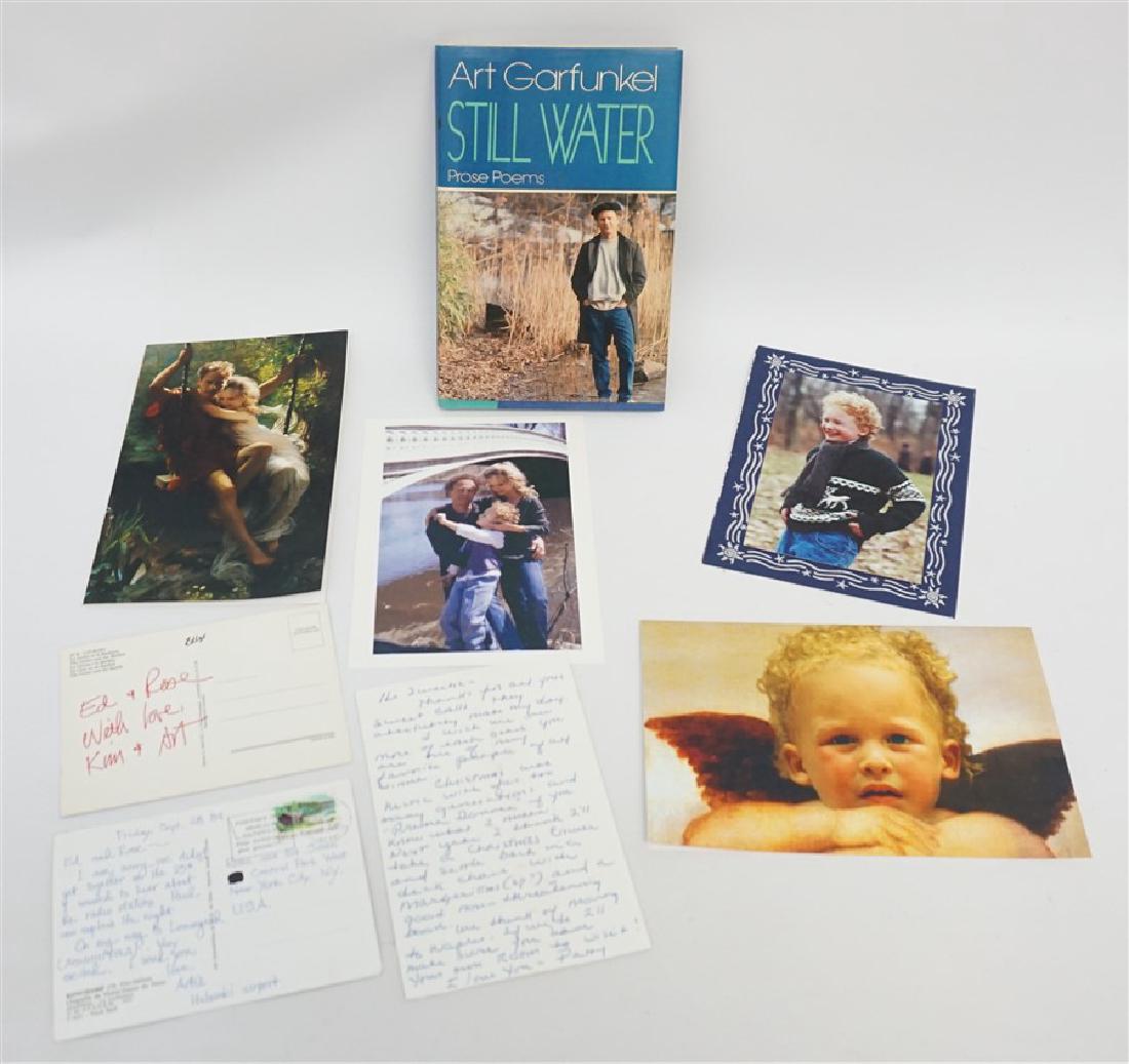 8 PC ART GARFUNKEL CORRESPONDENCE & BOOK (1 of 3)