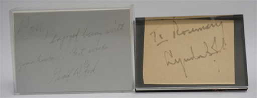 2 presidential autographs lyndon