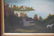 ANTIQUE AMERICAN PRIMITIVE OIL LANDSCAPE - 3