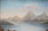 ANTIQUE AMERICAN PRIMITIVE OIL LANDSCAPE - 4