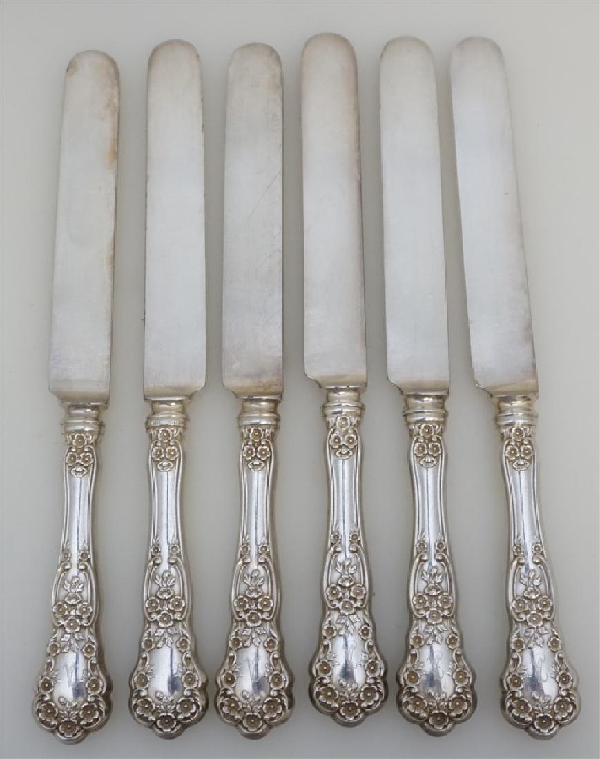 6 GORHAM STERLING BUTTERCUP DINNER KNIVES (1 of 4)