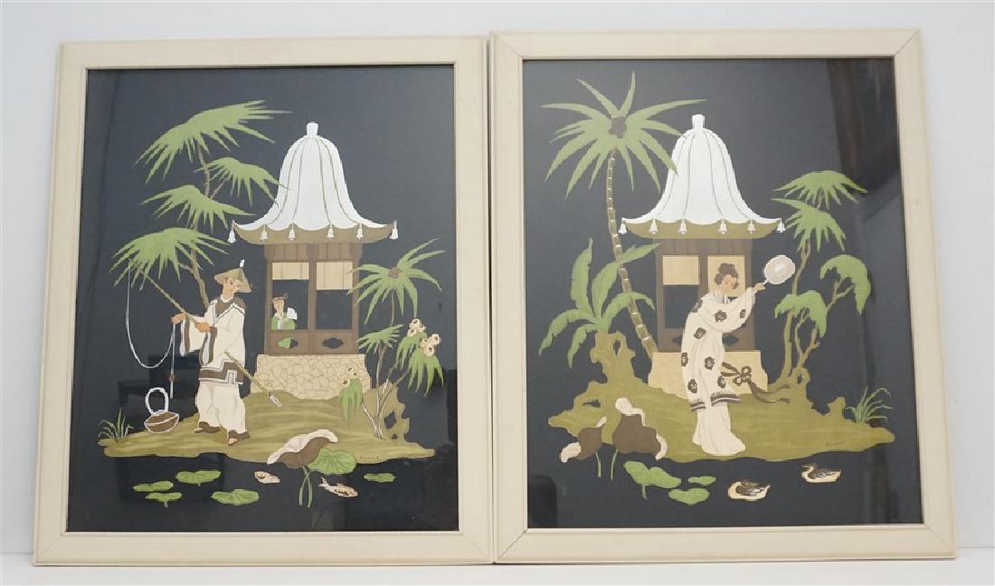 2 MID CENTURY BERNARD ASIAN PRINTS (1 of 6)