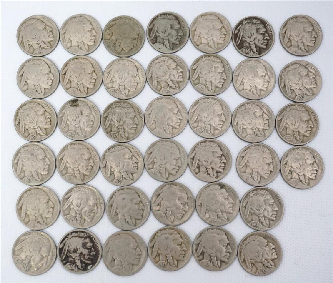 40 PC BUFFALO NICKELS (1 of 6)