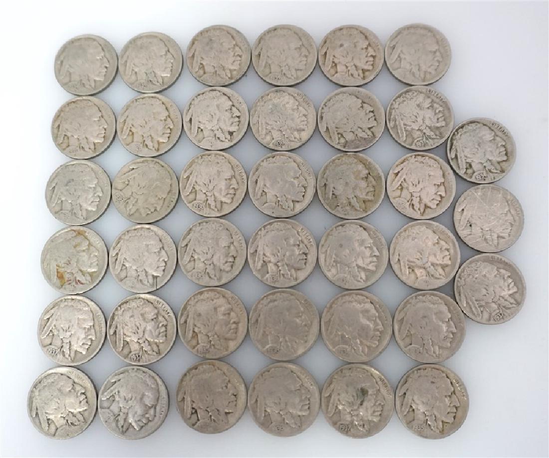 39 PC BUFFALO NICKELS (1 of 6)